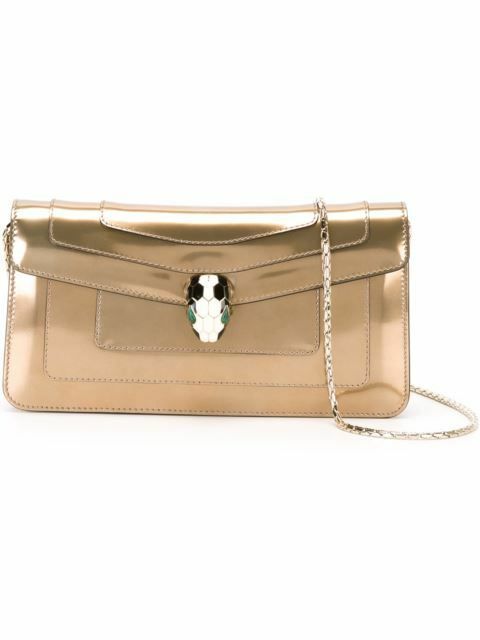 Serpenti Forever Gold Clutch Bag