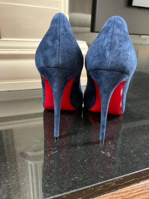 Christian Louboutin LOUBOUTIN Blue Eloise Navy Marine Suede