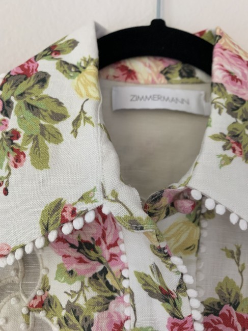 radiate applique shirt dress Zimmermann ZIMMERMANN Radiate Applique Shirt Cocktail Dress