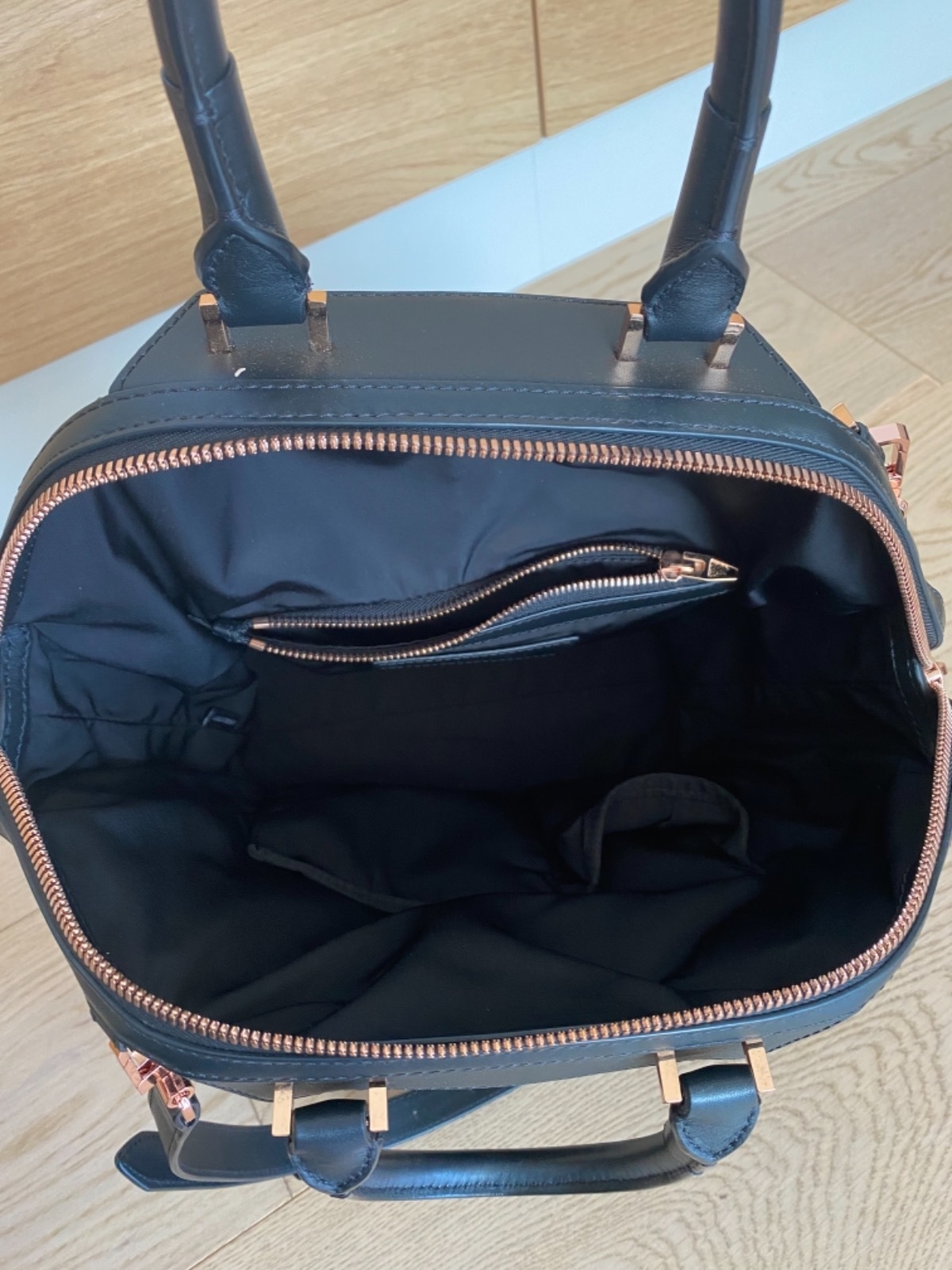 Emile Black leather Tote bag