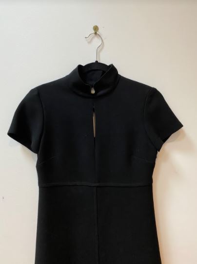 anthea crawford black dress Women's Crepe Easy Fit Dress in Black