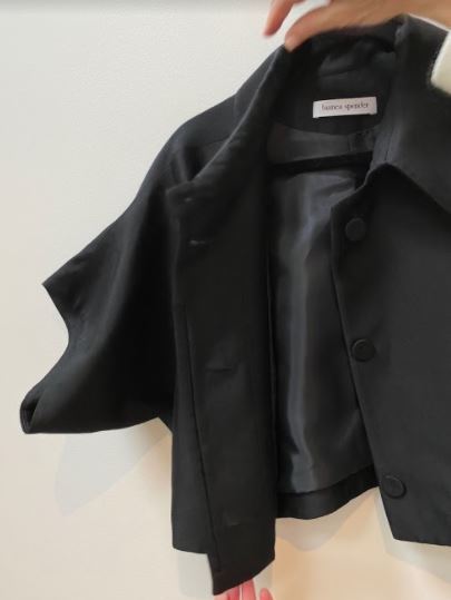 Bianca Spender Cropped short sleeve jacket Size AirRobe