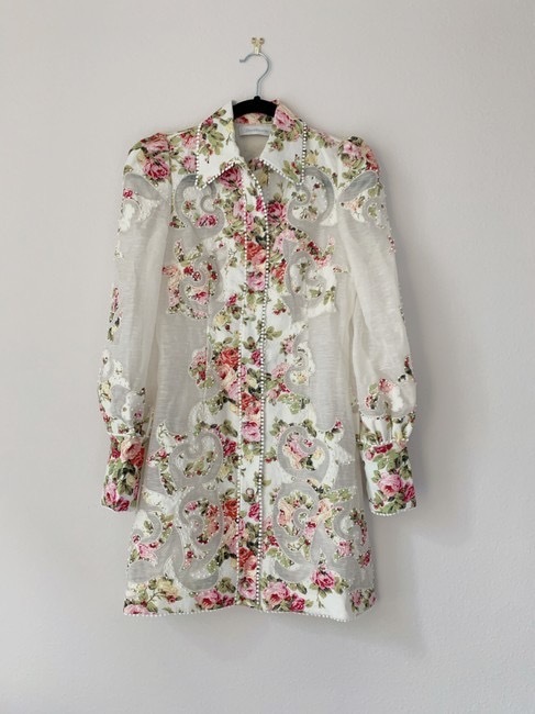 radiate applique shirt dress zimmermann Radiate Appliqu Shirt Dress 0