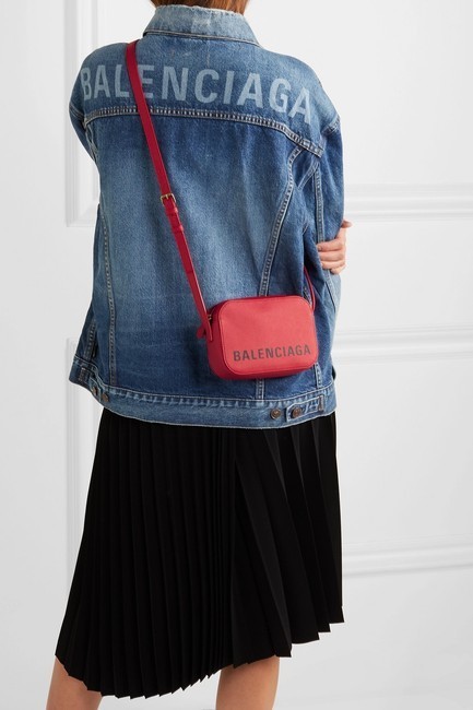 Balenciaga Ville Printed Textured-leather Cross Body Bag AirRobe