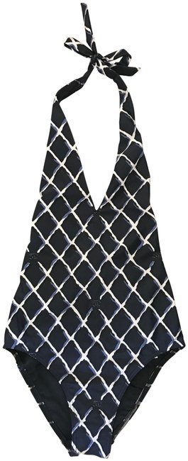 Chanel Navy Coco Beach Collection 2018 Print Cc Logos