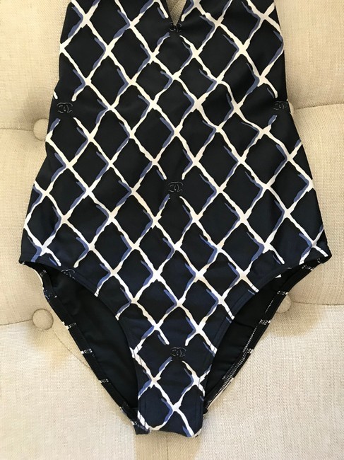 Chanel Navy Coco Beach Collection 2018 Print Cc Logos
