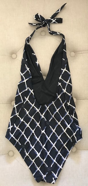 Chanel Navy Coco Beach Collection 2018 Print Cc Logos
