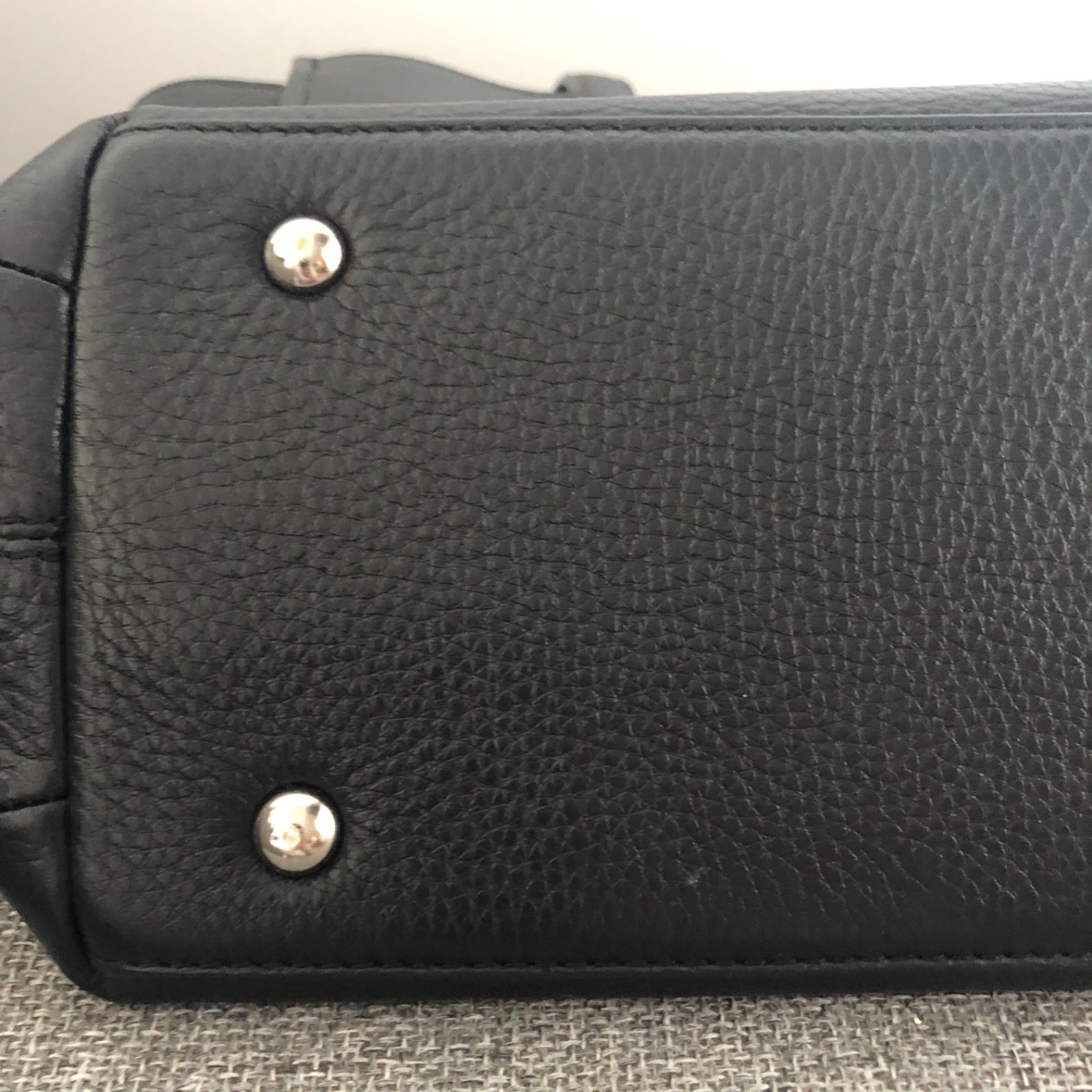 Black Leather Handbag