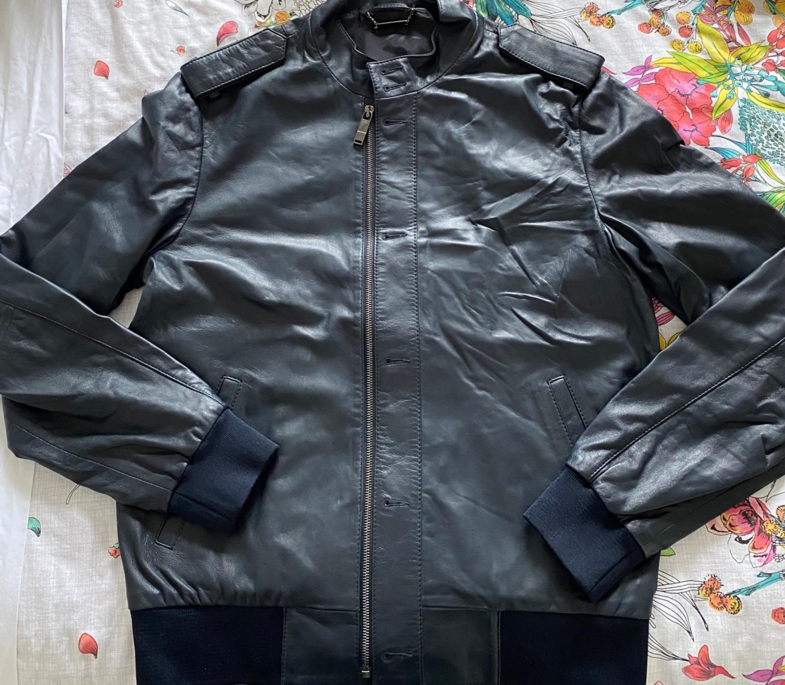 Leather Jacket Size M