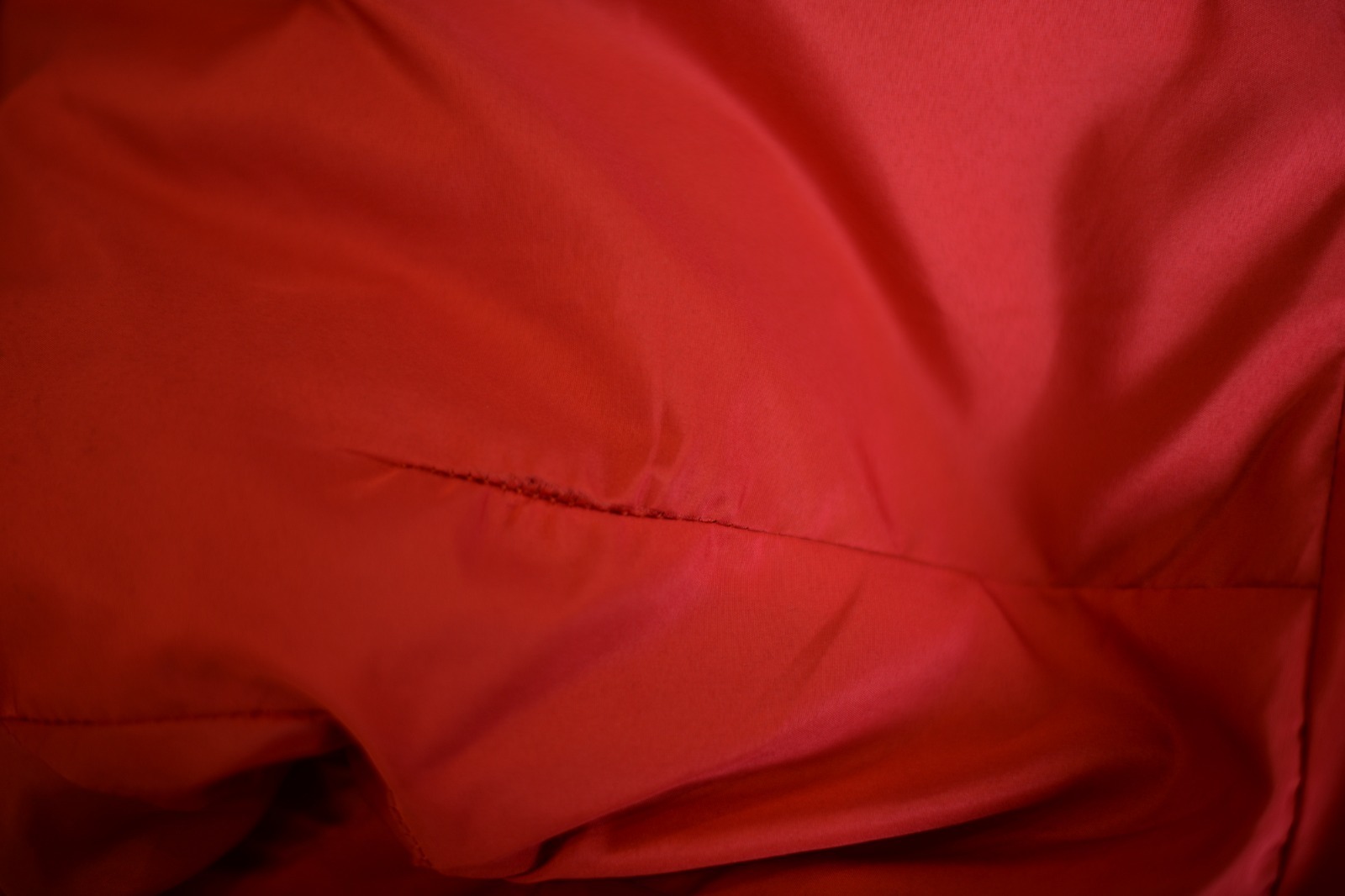 Faux Leather Jacket with Red Lining