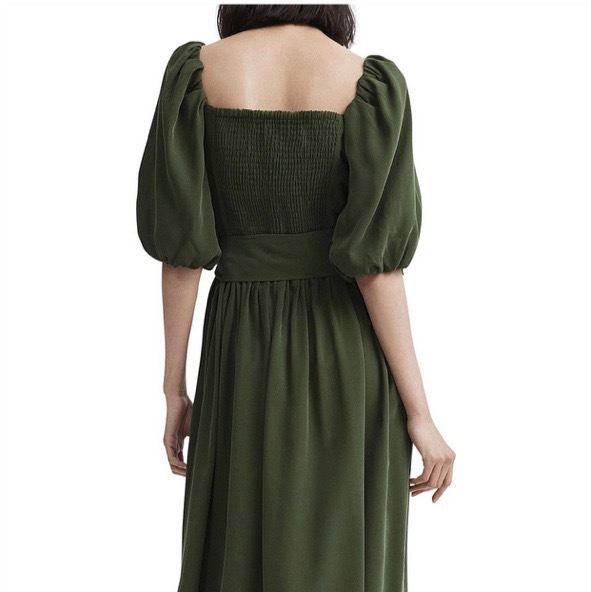 Green midi dress Size 10