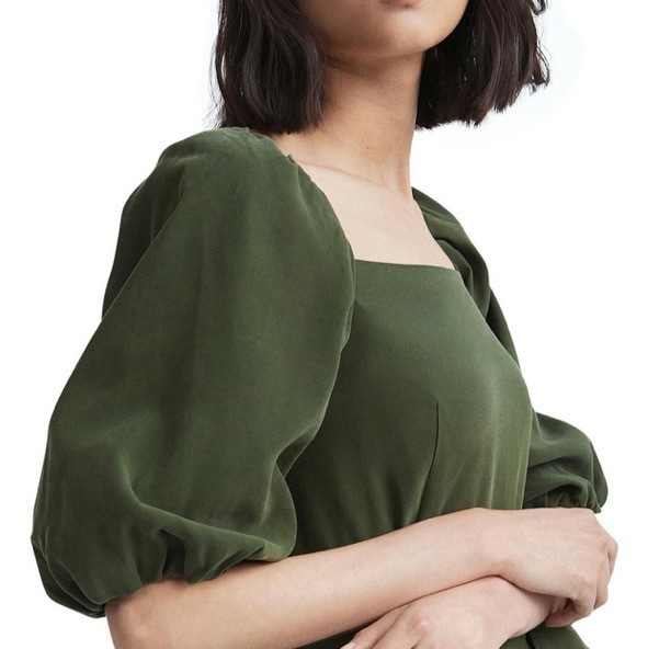 Green midi dress Size 10