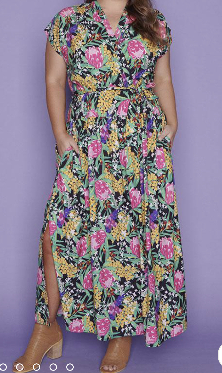 Floral Maxi dress Size 16