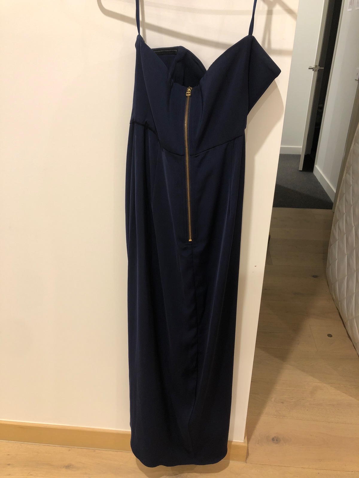 U' Bustier Draped Dress Size 8