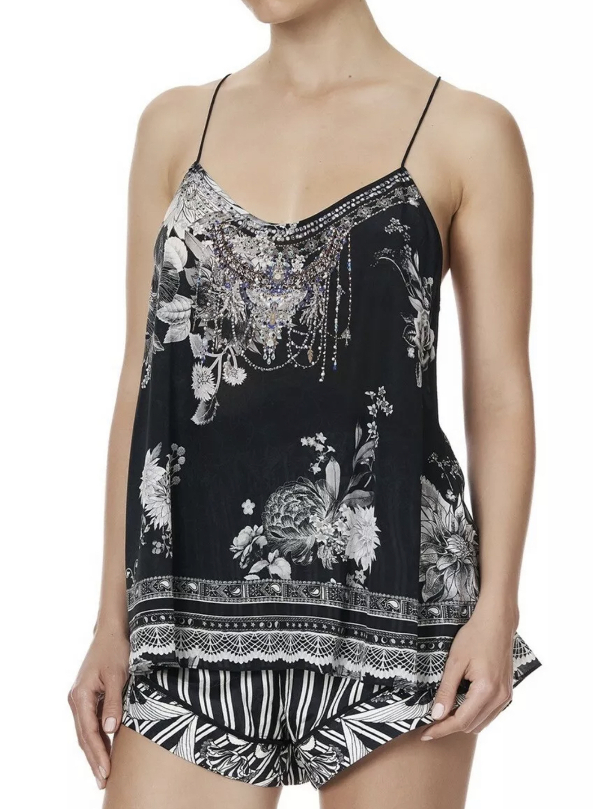  ‘Moonshine bloom’ T back Top BNWT Size 14