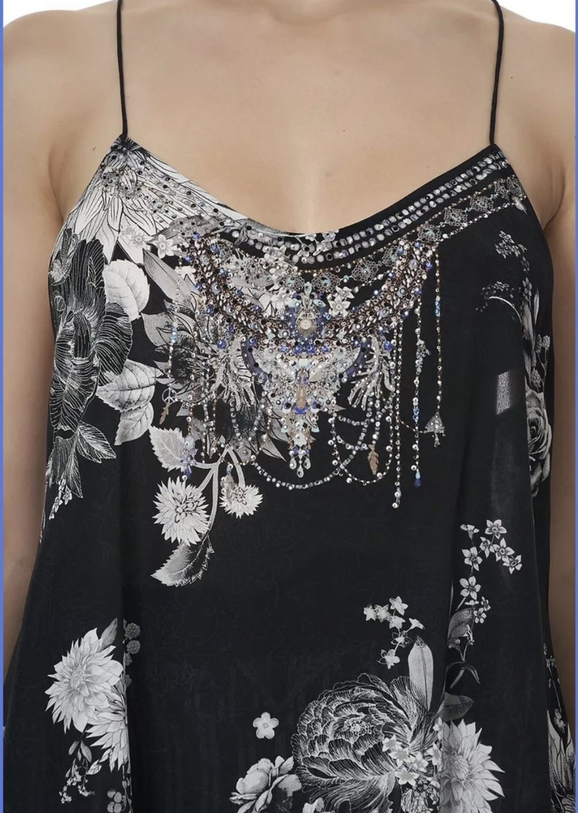  ‘Moonshine bloom’ T back Top BNWT Size 14