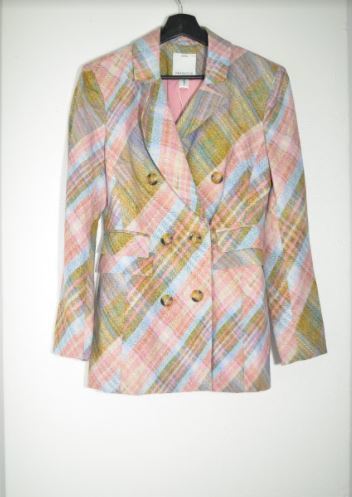 pink tartan jacket