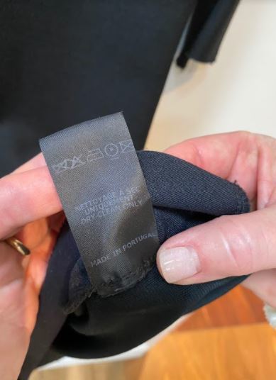 Black Long-Sleeved Dress Size 14