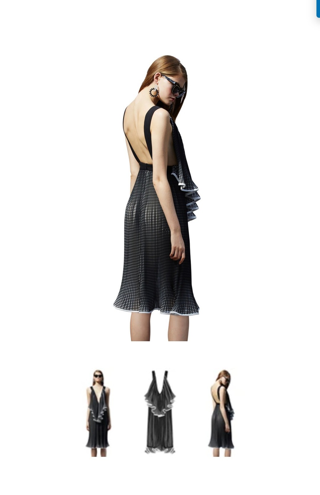 The Lucy Iris Pleat Dress Size 8-10 BNWT