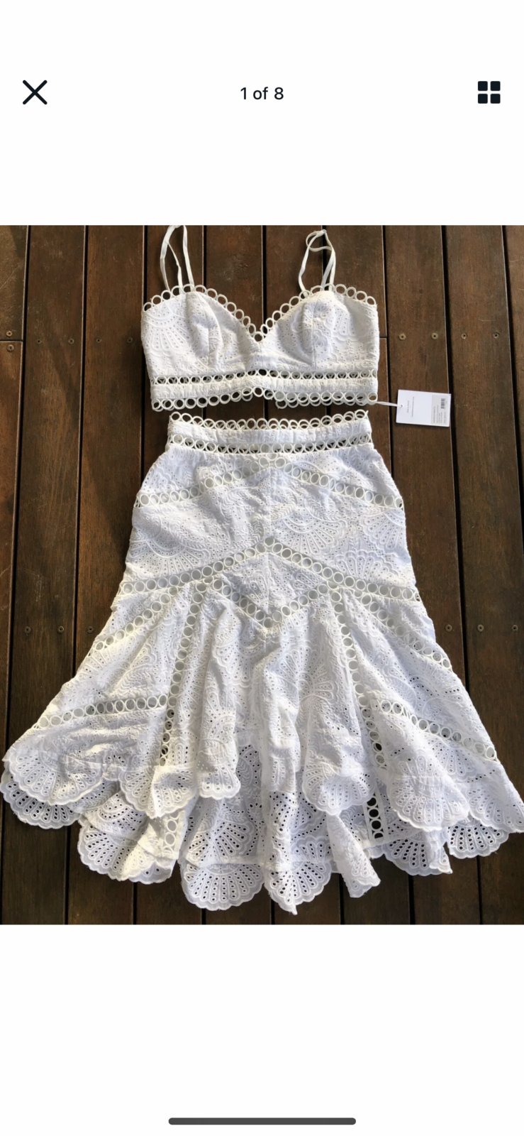 zimmermann jasper ruffle set white