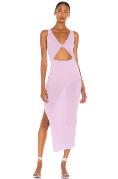 Bec + Bridge Riviera Midi Dress Lilac size 8 - AirRobe