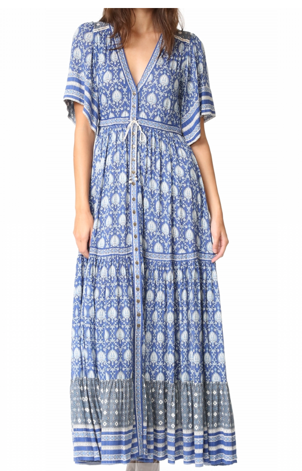 knee length dresses for ladies Monterey Midi Dress – SPELL main image 0
