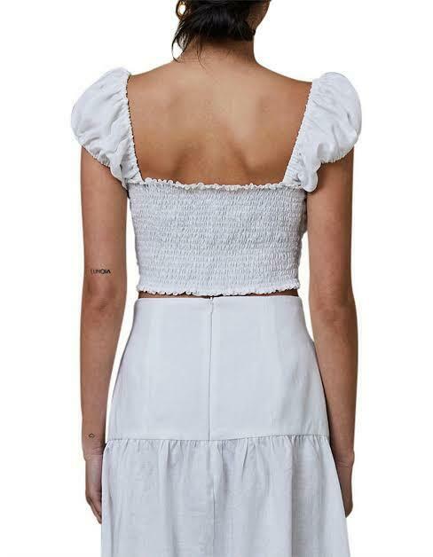 Marla White Top Size 8