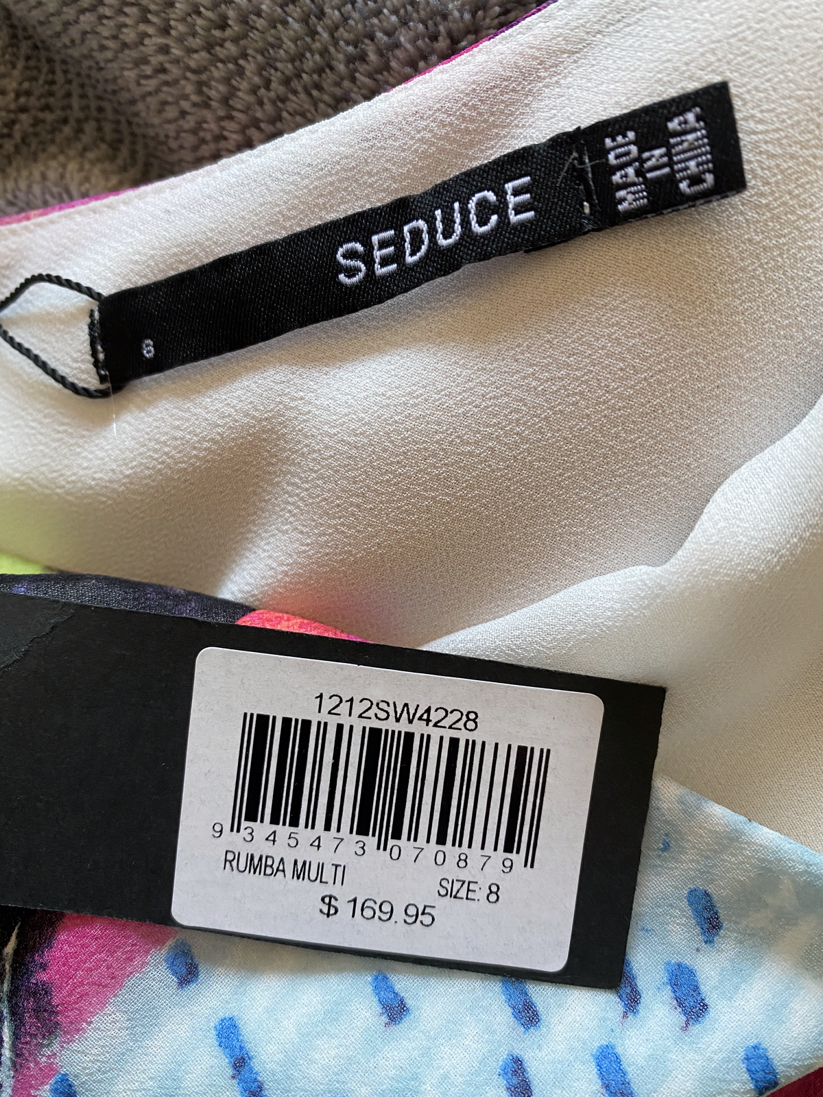 Rumba Multi Dress BNWT Size 8