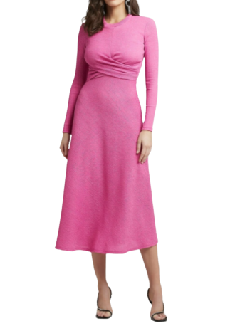 sheike hot pink dress Tera Gown Hot Pink | Reversible Maxi Dress