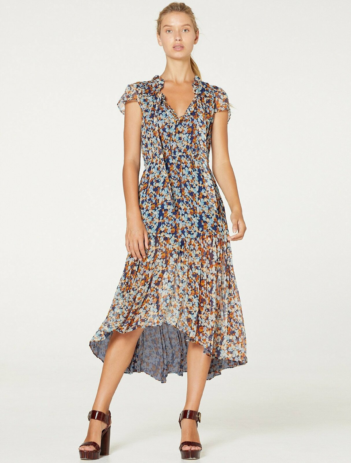 Dixie Midi Dress Size 8