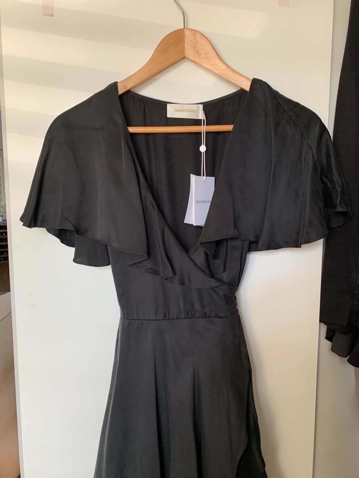 zimmerman silk flounce wrap dress Zimmermann Silk Wrap Dress - Burgundy Dresses, Clothing - WZI29888