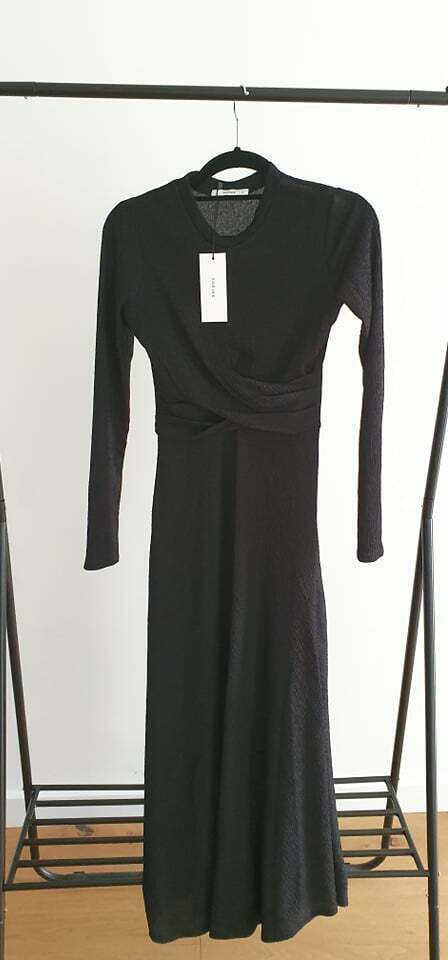 women's long sleeve tiered maxi dress Baltic Born Womens Tessa Tiered Maxi Dress | Green Floral