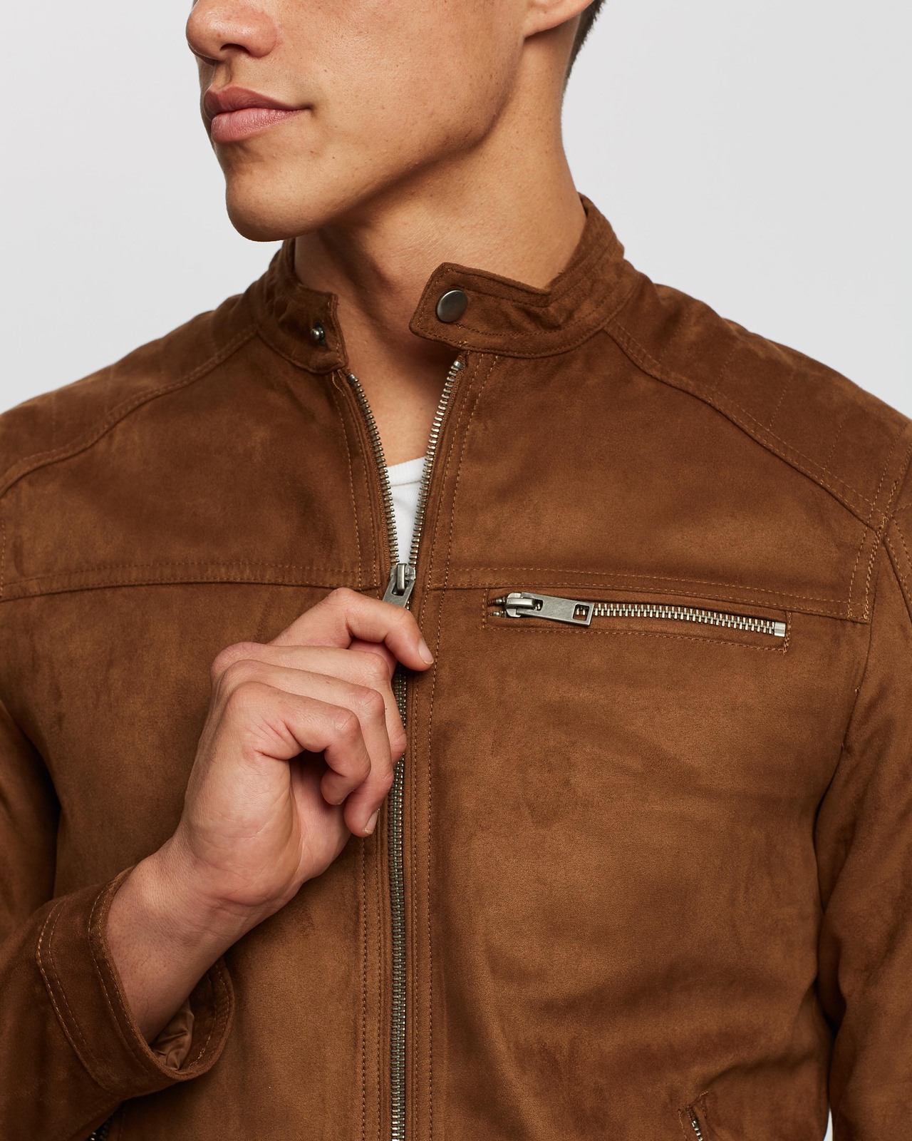 Faux Leather Jacket