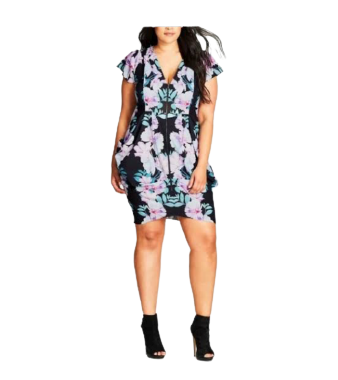 city chic dresses Elia Pleat Dress