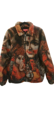 Supreme Ganesh Faux Fur Jacket Size 8-10 - AirRobe