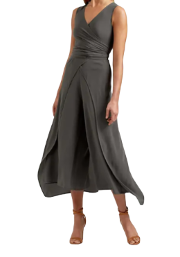 Wrap Jumpsuit Khaki Size 8 - AirRobe