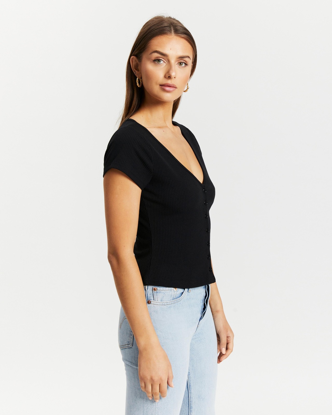 Sasha Button Through Top