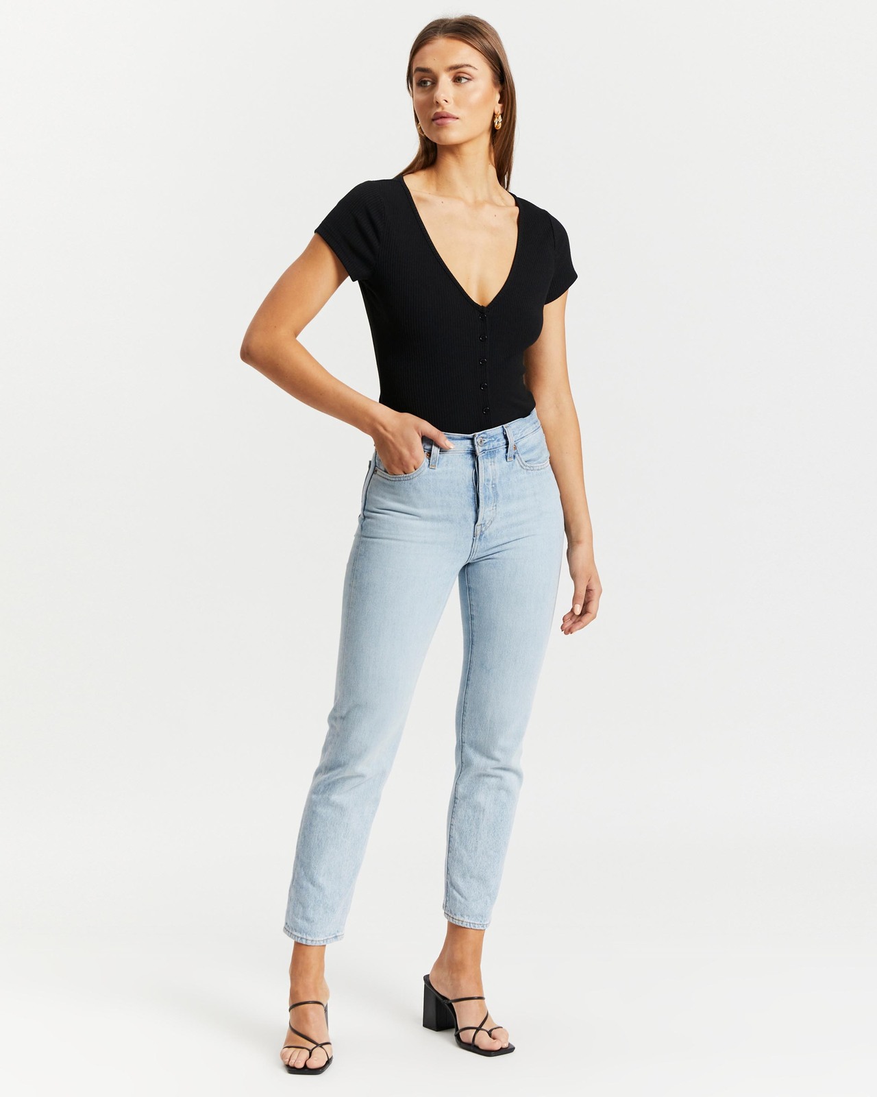 Sasha Button Through Top