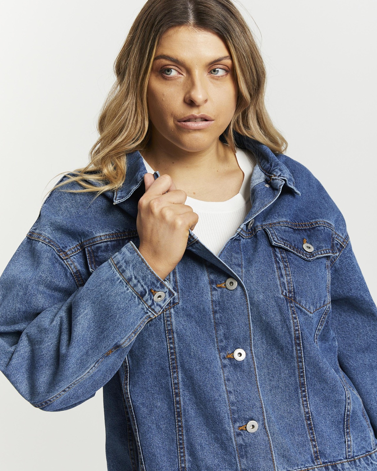 Curve 90s Baggy Denim Jacket BNWT Size 18