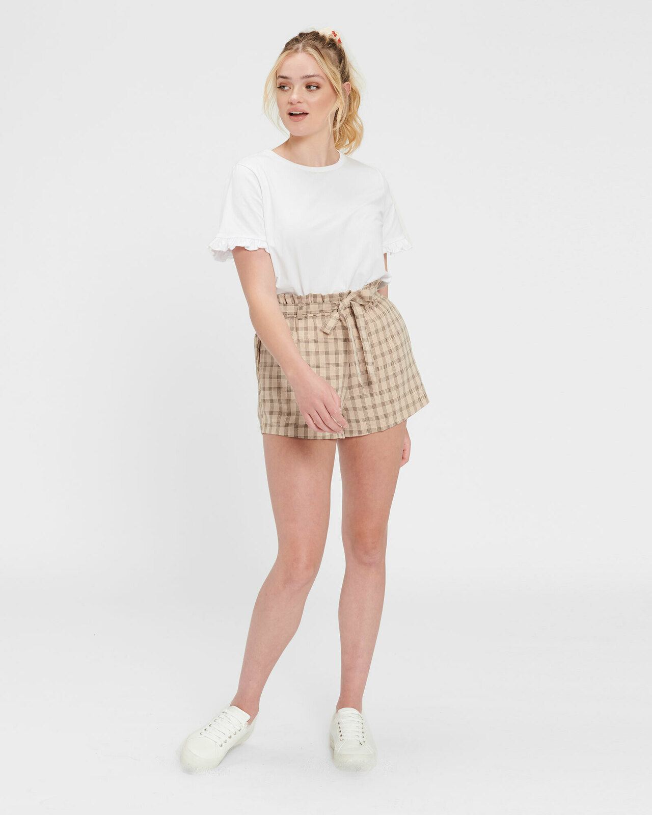 Lilah Check Shorts