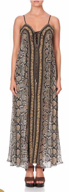 - Kakadu Boo Lace Up Front Dress