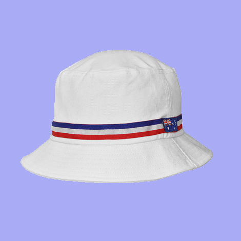 White Vuelo Bucket Hat BNWT
