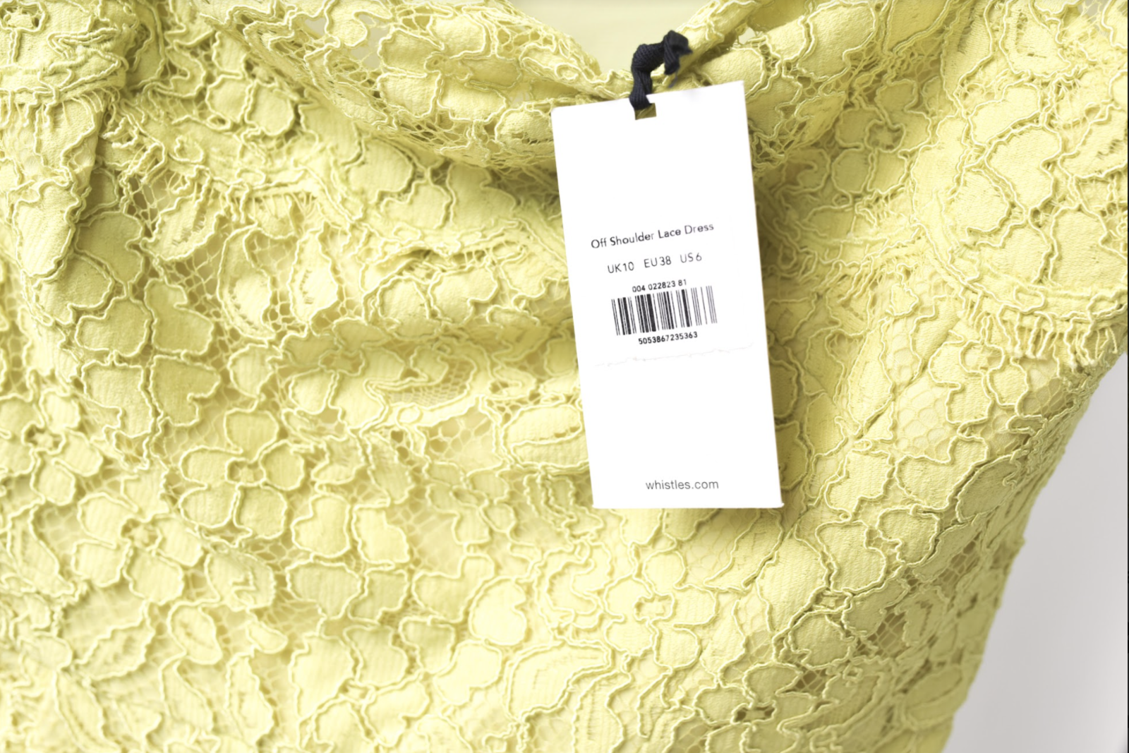 Yellow Lace Off Shoulder Dress BNWT Size 10