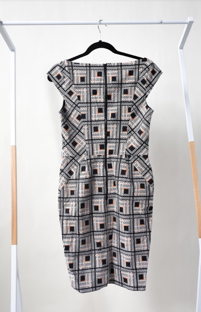 Geometric Print Dress Size 10