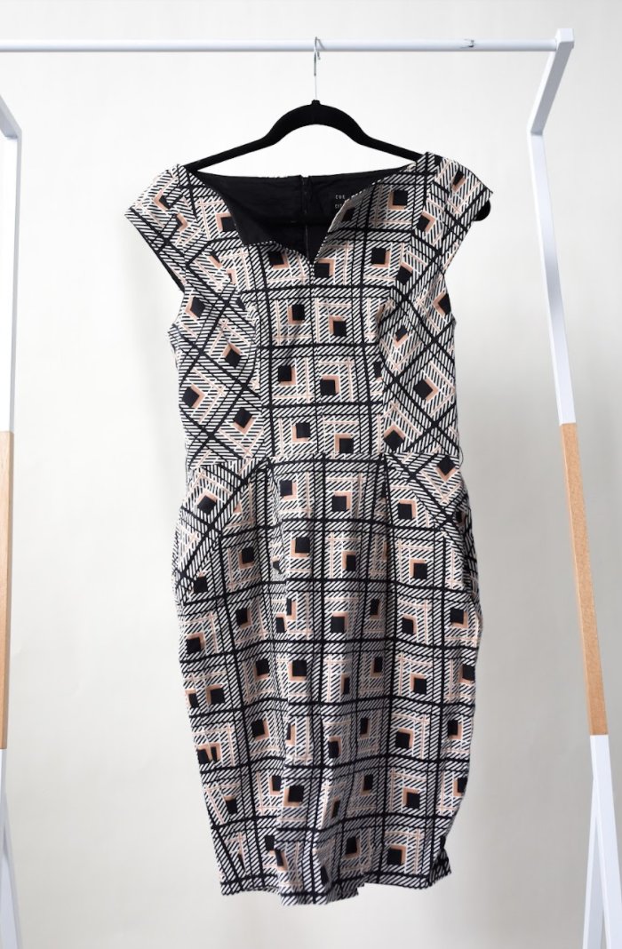 Geometric Print Dress Size 10