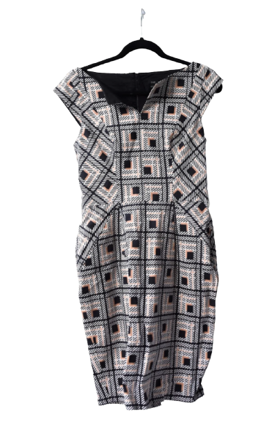 Geometric Print Dress Size 10