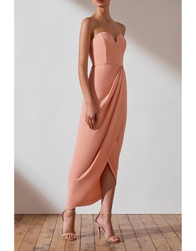 U' Bustier Draped Dress BNWT Size 8