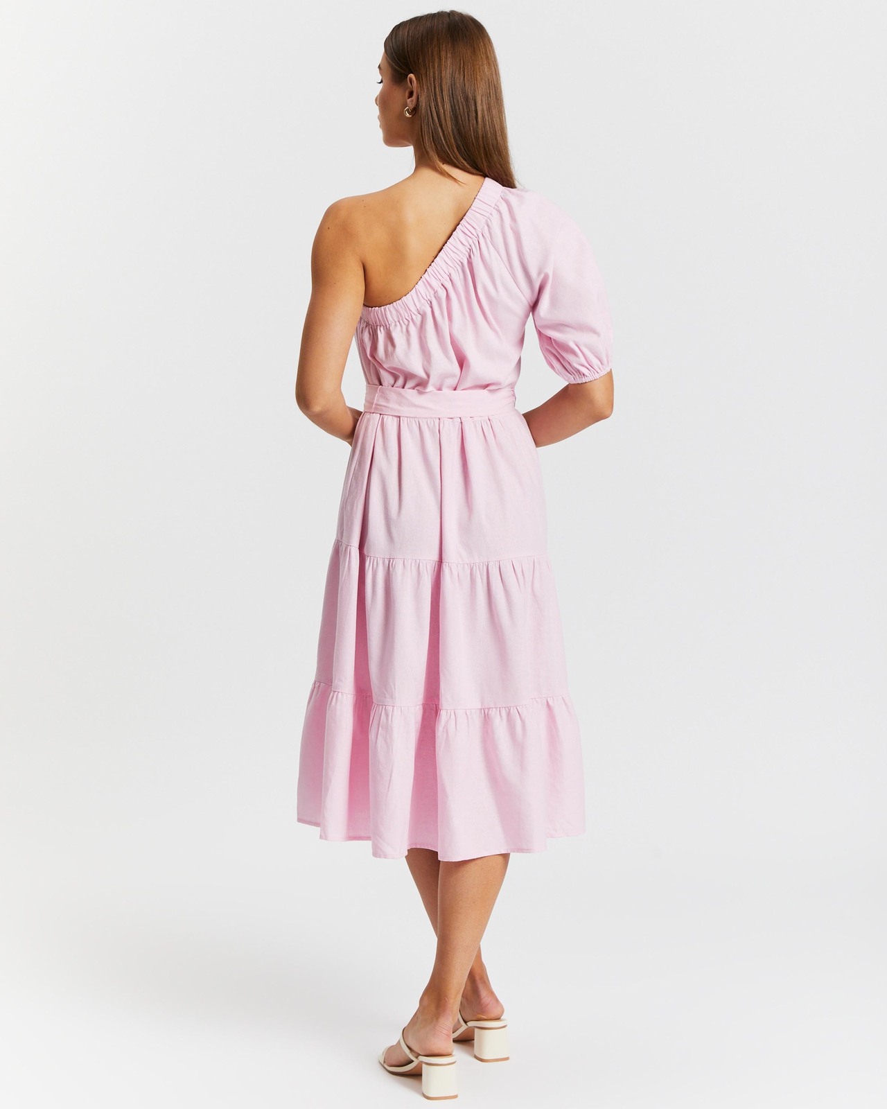 Verona One Shoulder Midi Dress