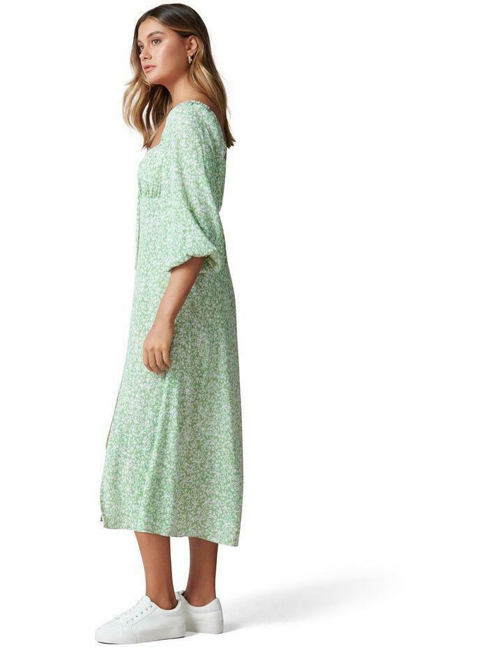 Carla Printed Midi Dress Size 8