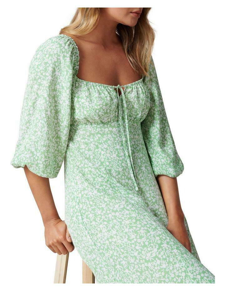 Carla Printed Midi Dress Size 8